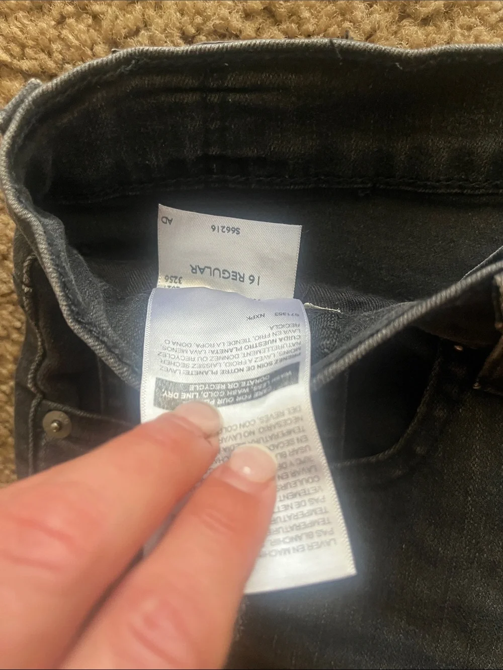 H&M boys Distressed Skinny Jeans — Light Blue size 11. Levis black size 16.